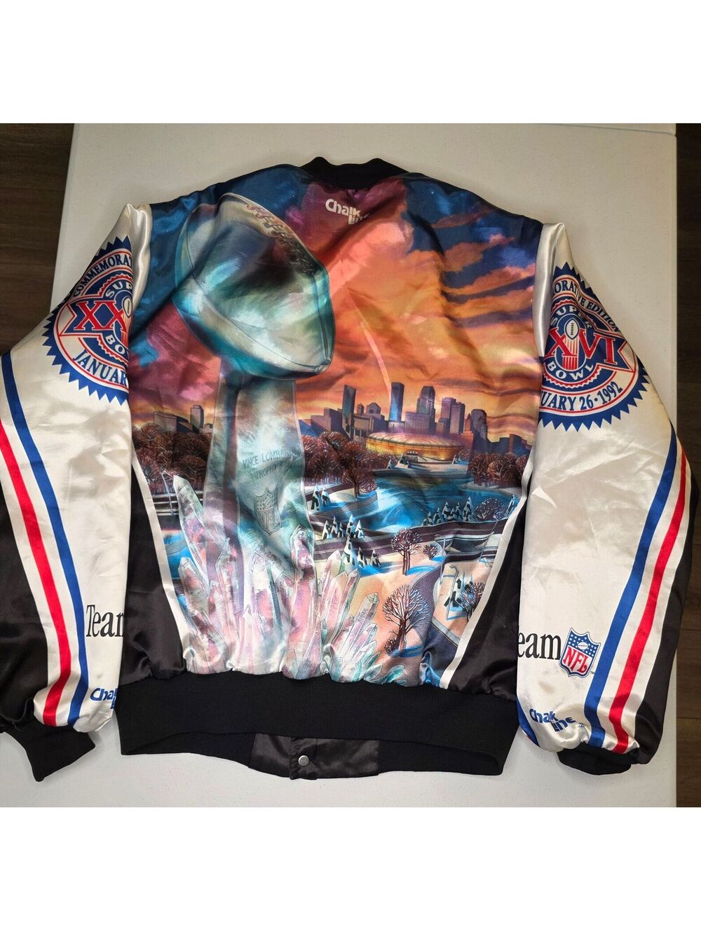 1992 Chalk Line Super Bowl XXVI Minnesota Jacket